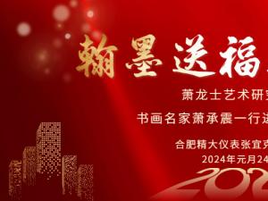 安徽蕭龍士藝術(shù)研究會(huì )、安徽江淮書(shū)畫(huà)院名家們一行進(jìn)